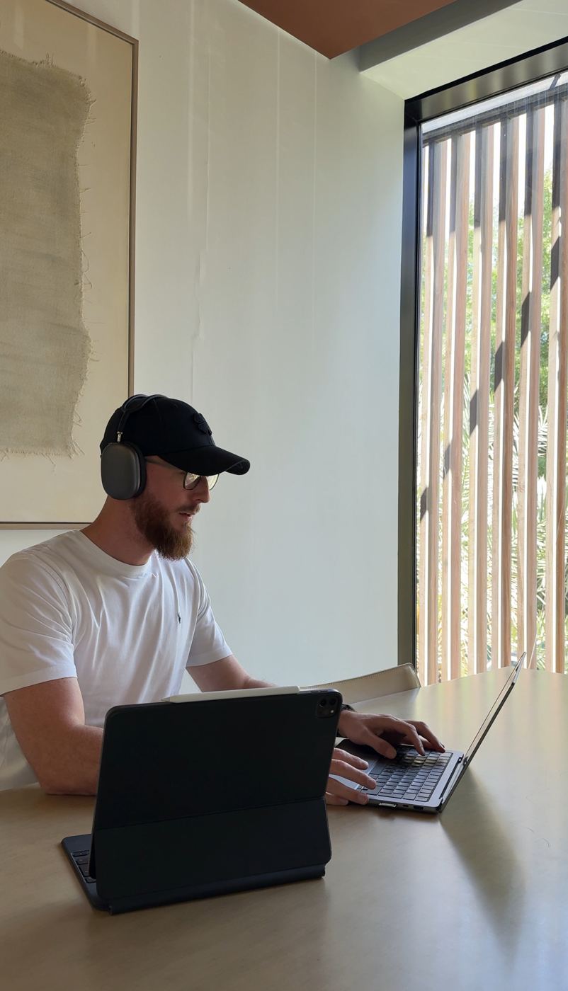 Tristan au travail